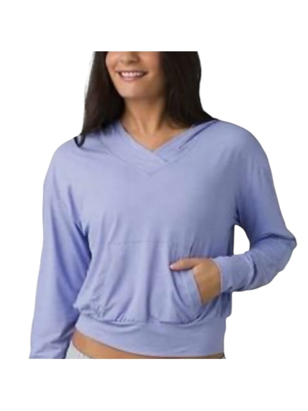 Prana Women's Eileen Yoga Hybrid Hoodie Athletic Athleisure Performance Soft
